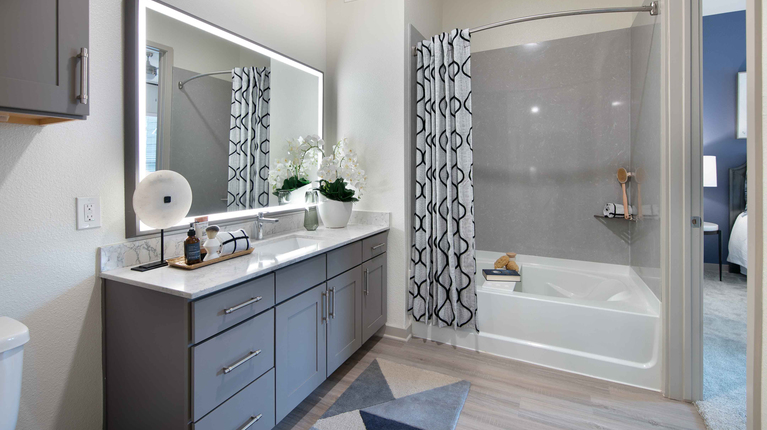 Spacious Secondary Bathroom with Large Vanity