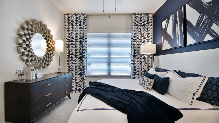 Spacious bedroom