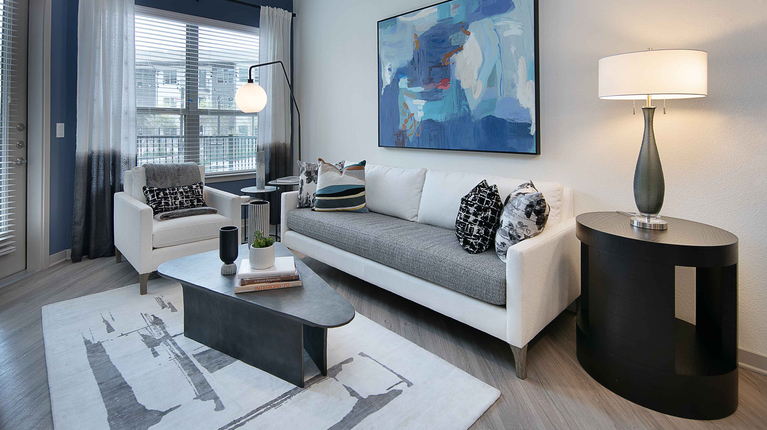 Bright living room