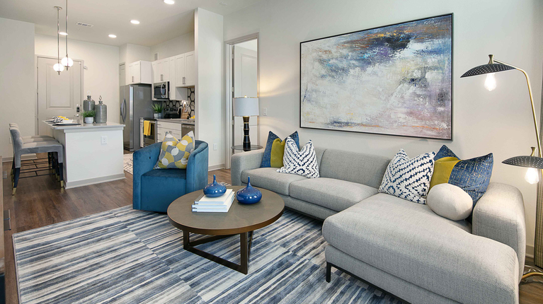 Open concept living room