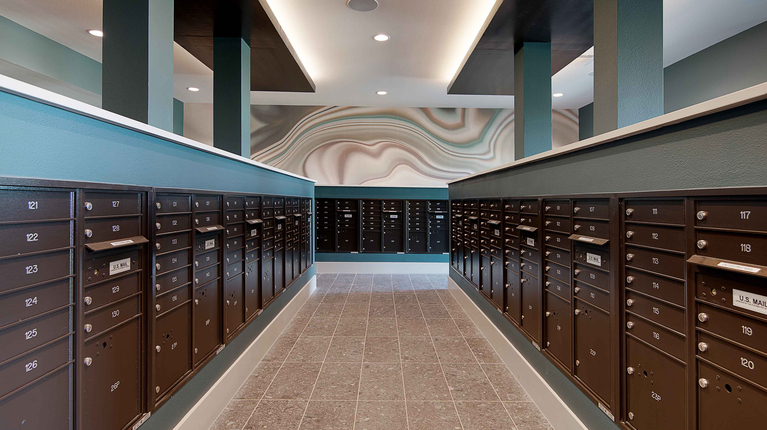 Mail room with Fetch package delivery