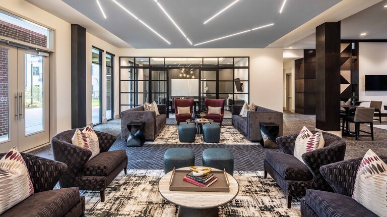 resident Lounge with Gathering Spaces