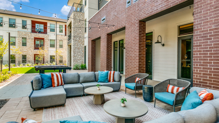 Cozy Outdoor Lounge Area