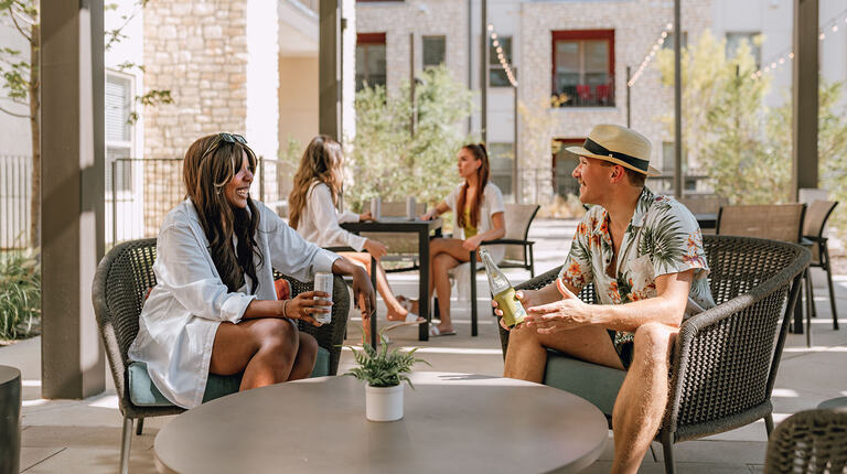 outdoor seating